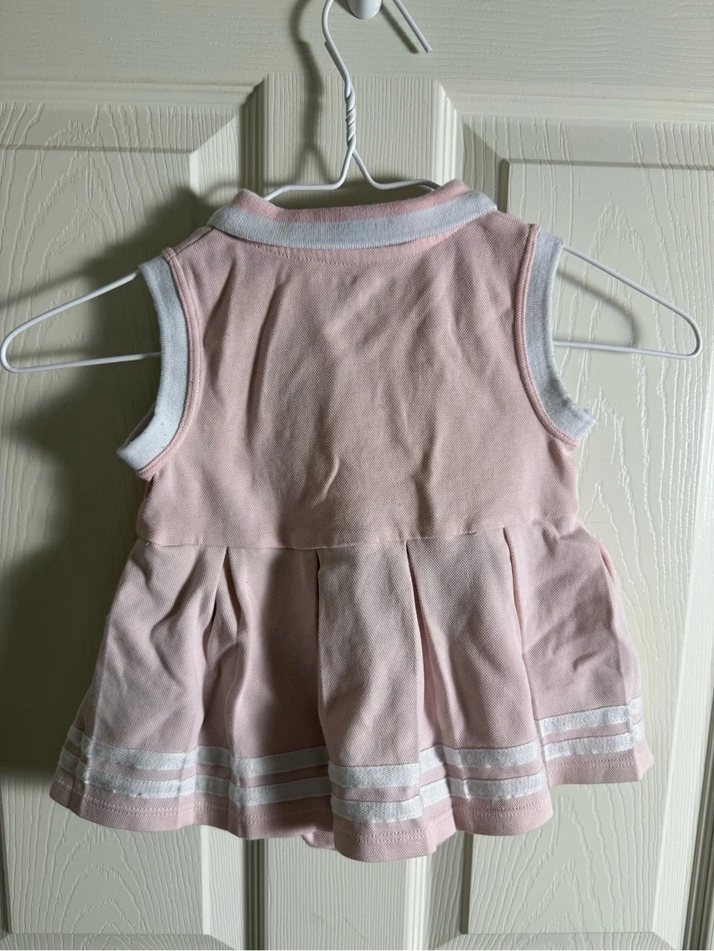 Tommy Bahama Pink Sleeveless Polo Dress Bodysuit